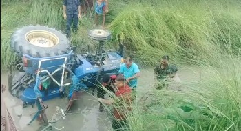 पर्सामा दुधेश्वर महादेव मन्दिर दर्शन गरेर फर्किदा  ट्याक्टर पल्टेर चालकको मृत्यु